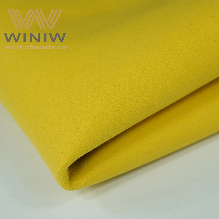 Automotive Interior Upholstery Faux Suede Fabrics PU Microfiber