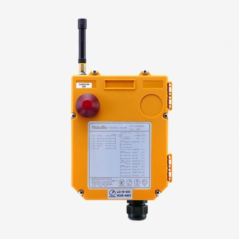 Telecontrol Uting F24-6D 6 Double Speed Overhead Wireless Industrial Crane Radio Remote Control