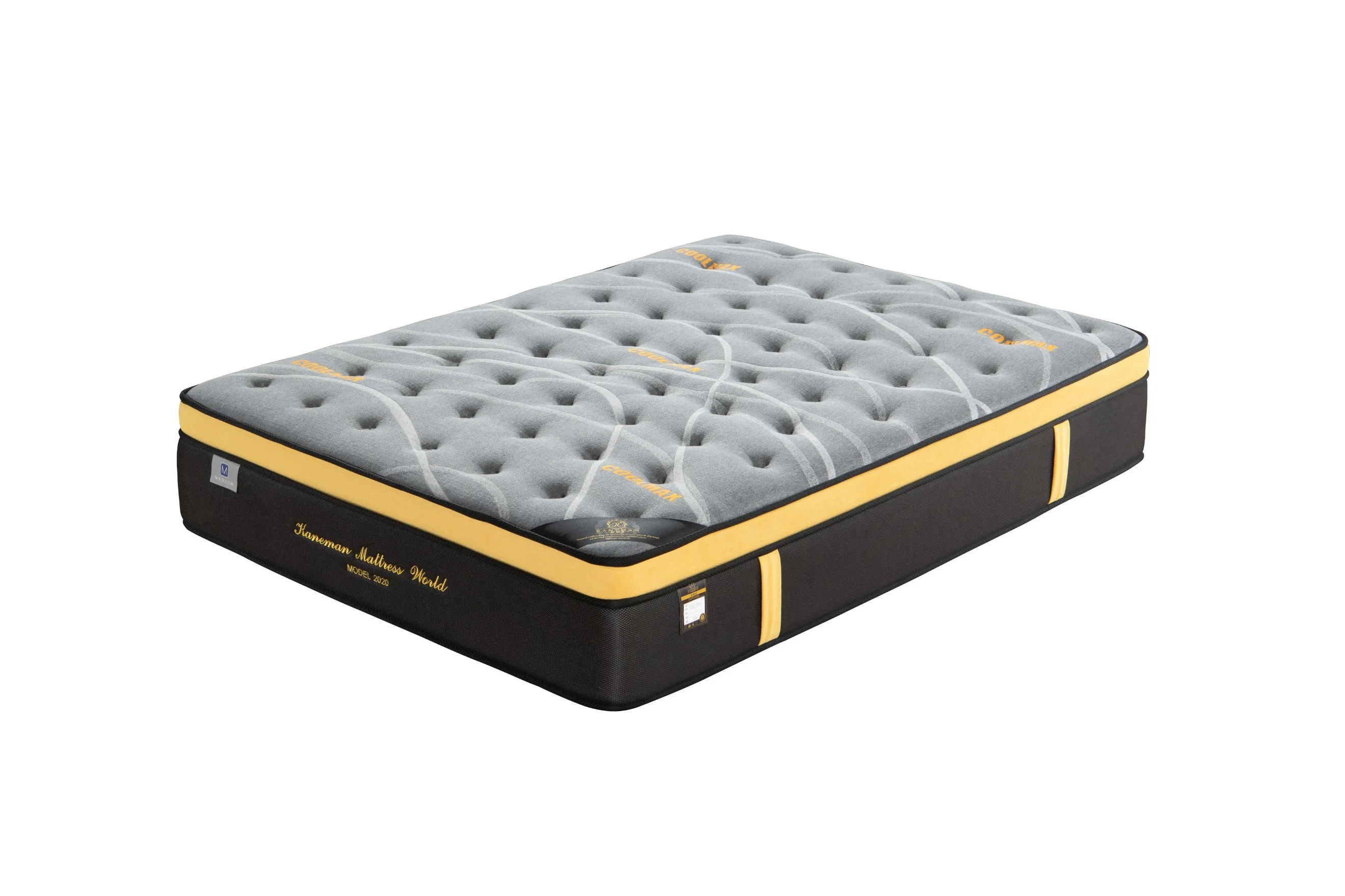 Popular Style Queen Size 12inch 30cm Vacuum Roll up Pocket Spring Mattress in a Box