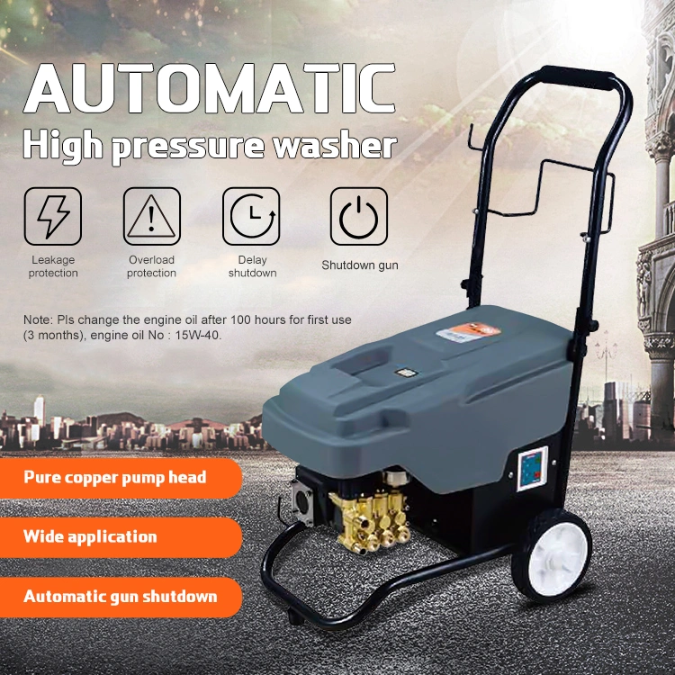 Wholesale/Supplier 100 Bar 15.5 Lpm 4.1gpm Electric Drive High Pressure Car Washer Hot Water Pressure Washer