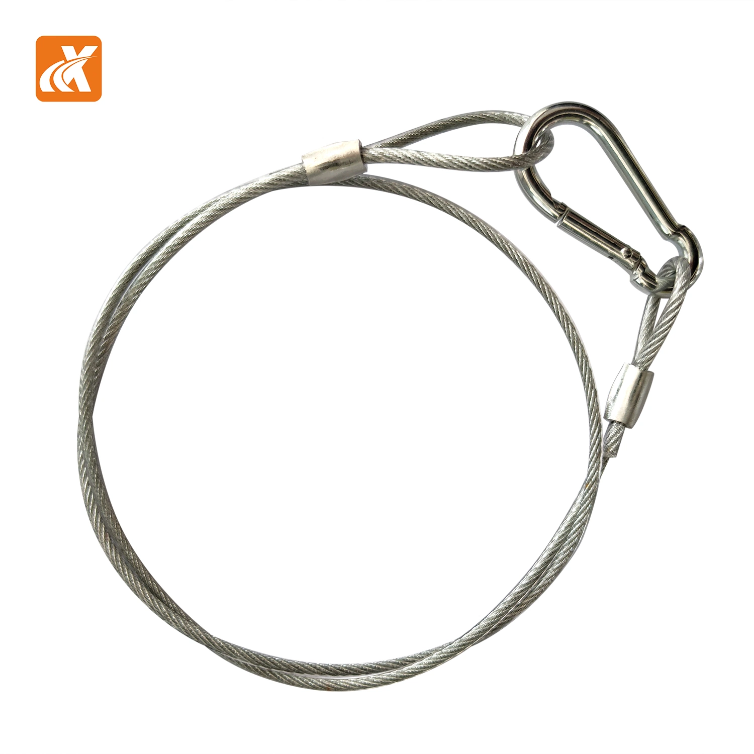 Stainless Steel Adhesive Material Safety Rope Black Standard Spring Fastener LED Soft Light Name