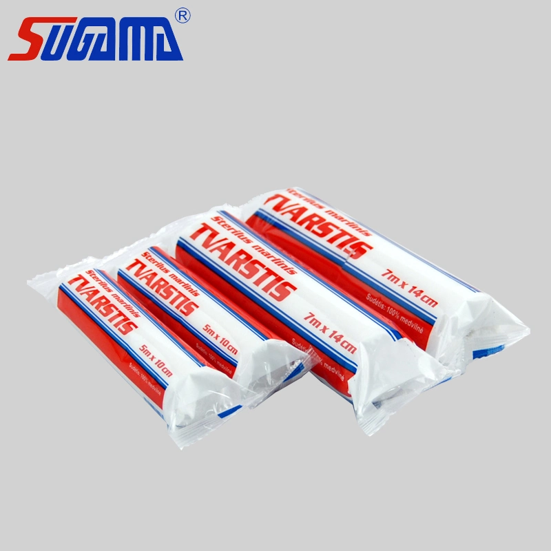 Disposable Sterile Cotton Absorbent Gauze Bandage Roll