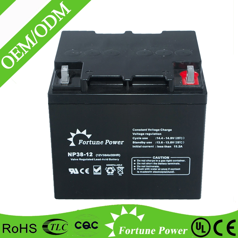 Factory Price AGM Battery 12V 38ah Solar Battery