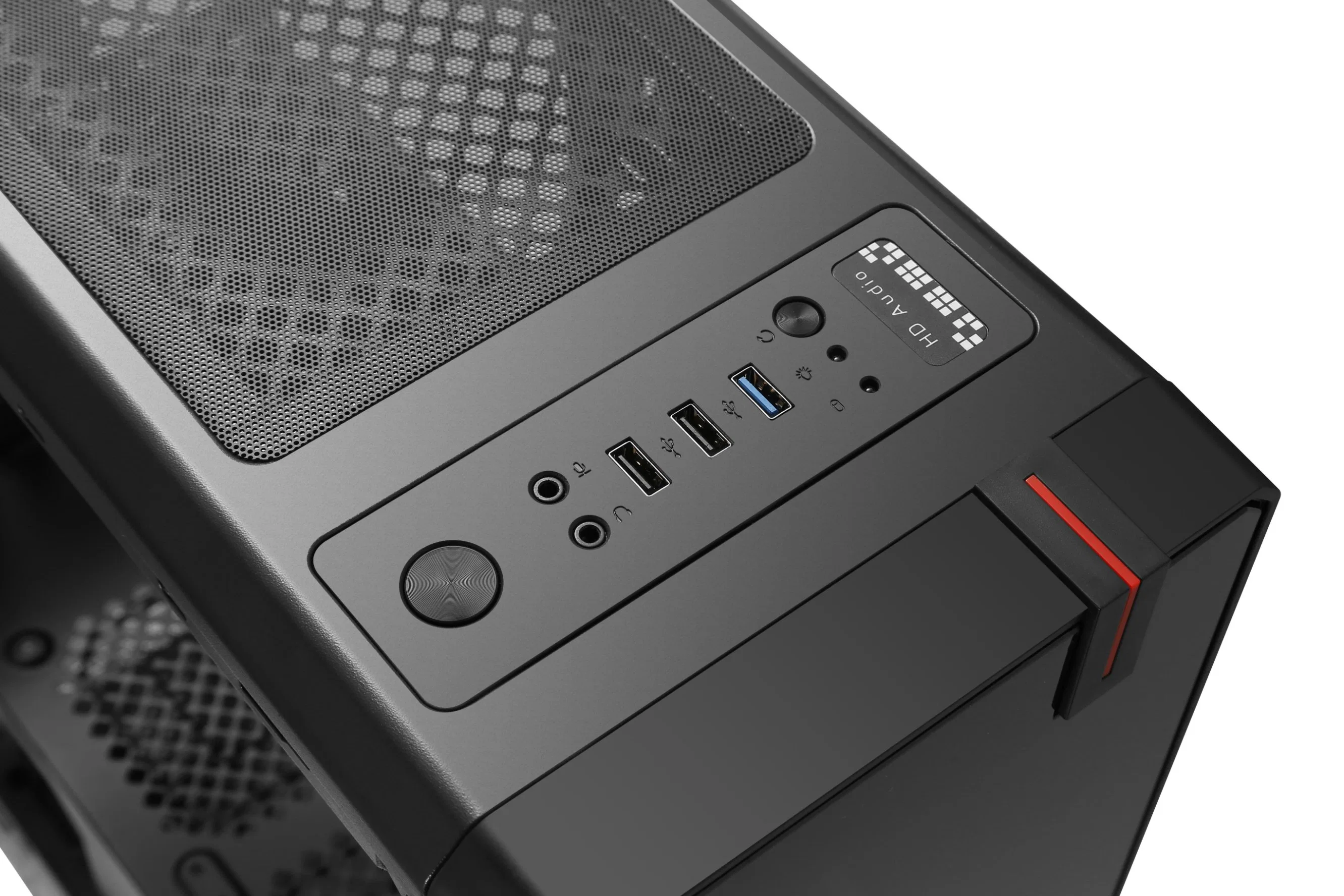 Halo Segotep7plus/M-ATX ATX/Itx caso do computador desktop à prova de bricolage mudo do lado de acrílico para jogos de PC transparente caso Gamer Chassi de torre média