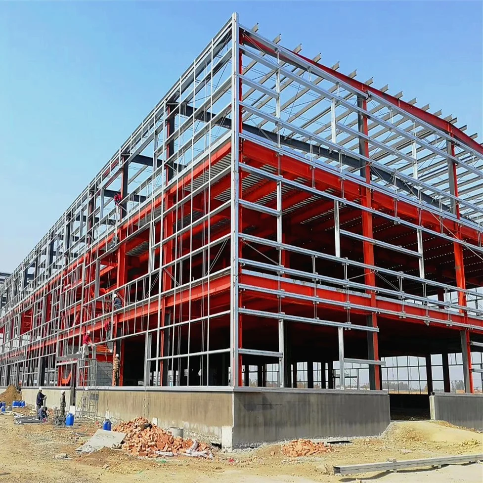 Estructura de acero prefabricada almacén Construcción Industrial prediseñada