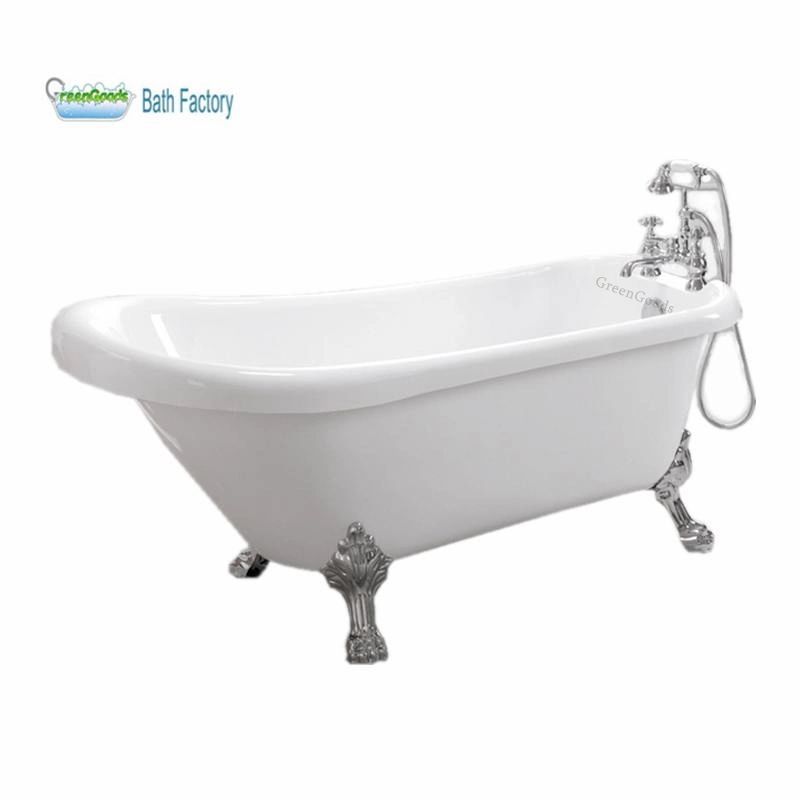 CE Cupc Approval Hotel Bathroom Showers Acrylic Clawfoot Bathtubs