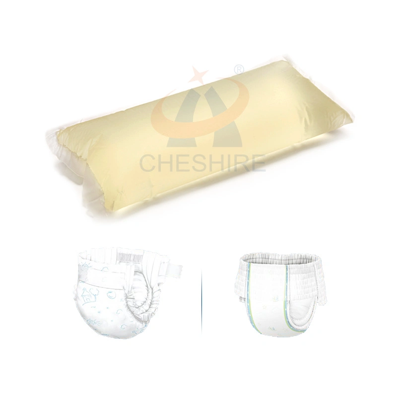 Hot Melt Glue Adhesive Odorless Low Odor Disposal Adult Incontinence Diaper High Polymer