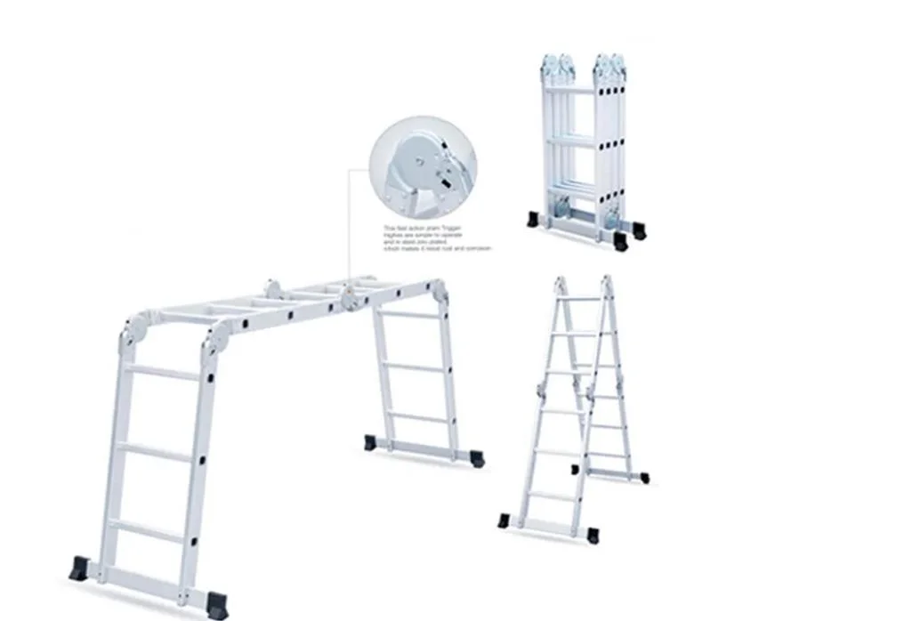 Easy Foldable Lightweight High quality/High cost performance Ladder Aluminium Folding Domestic Use