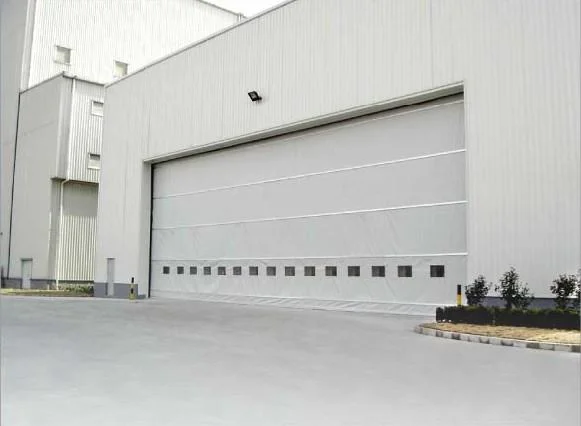 Auto Galvanized Steel Warehouse Industrial Sectional Siliding Door