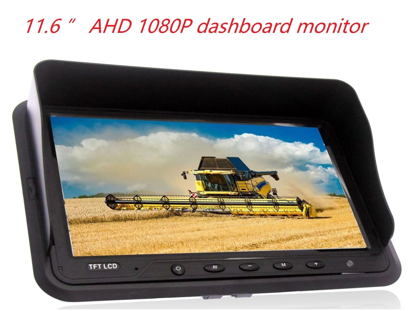 11,6inch 12inch HD-Quad-Car-LCD-Monitor mit Rückansicht