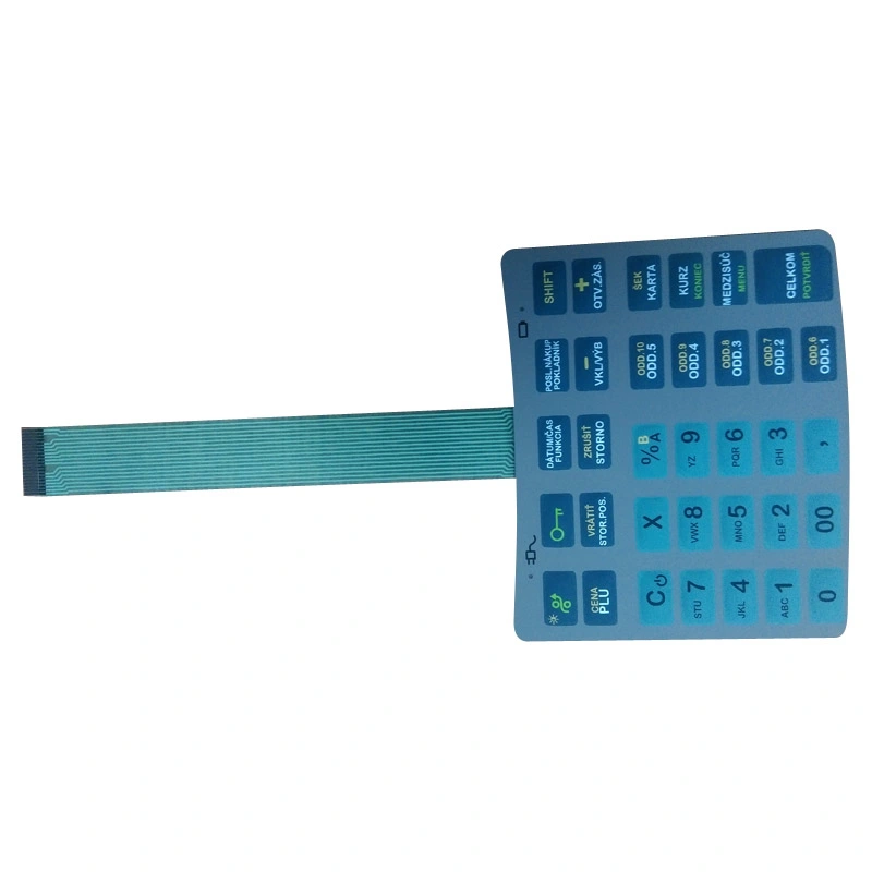 Silk Screen Metal Dome Key Connector Membrane Switch