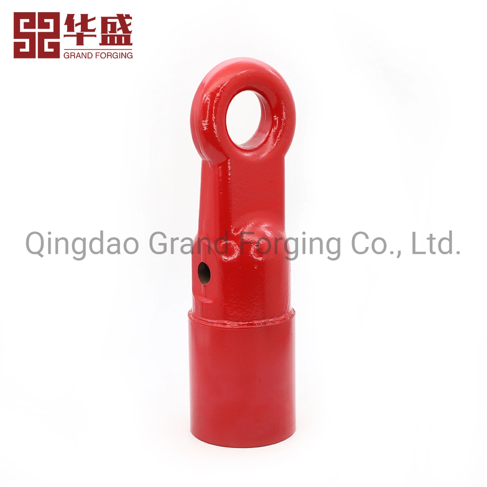 High quality/High cost performance  Die Forging Trailer Truck Hook Ring Tow Ring with Red Painting