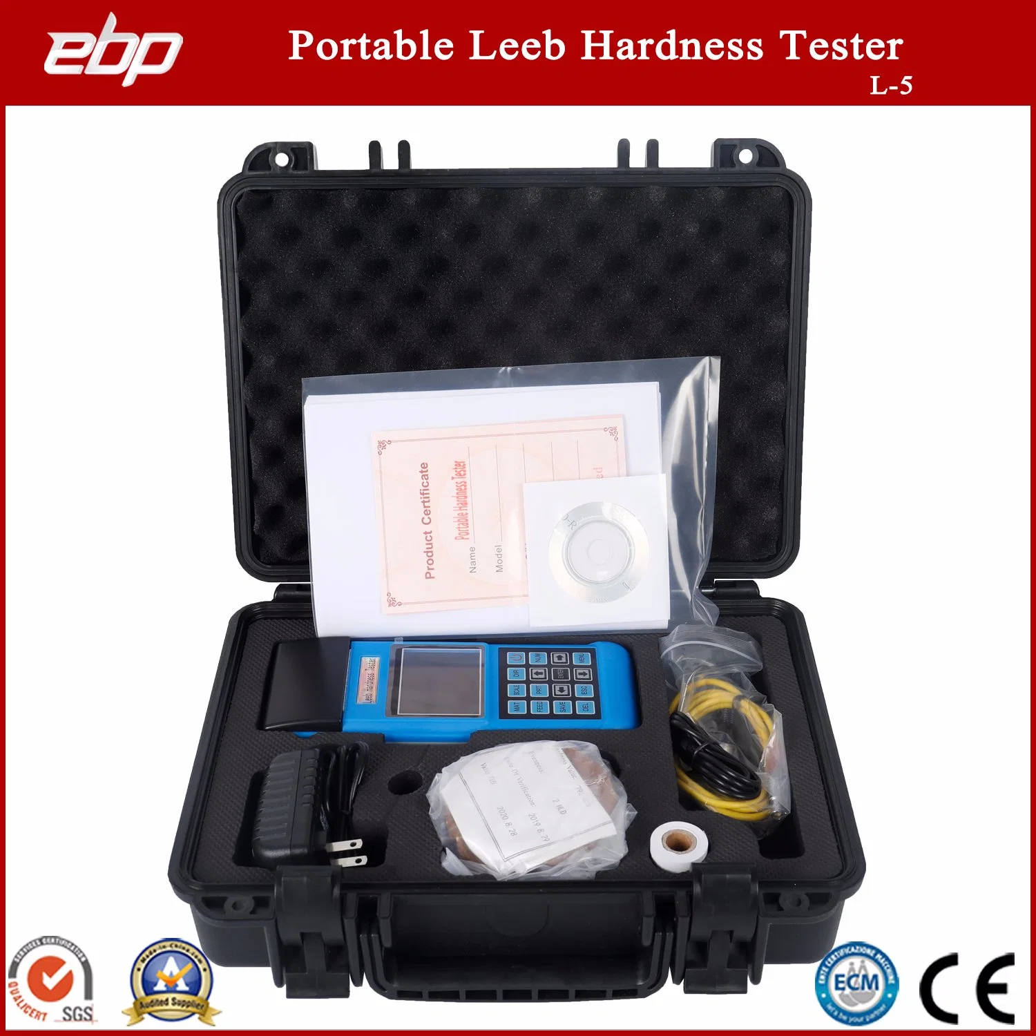 Professional Portable Digital Rebound Hardness Testing Tool