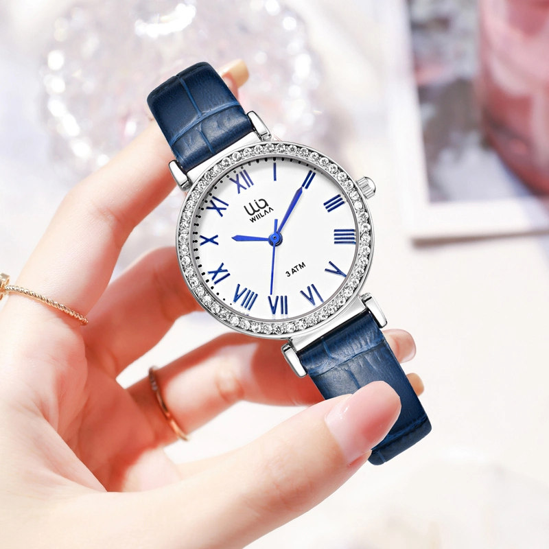 Quartz Watch Magnetic Waterproof Luminous Digital Star Dial Fashion Women&prime; S Watch Diamond Metal Woven Mesh Chain Quartz Watch