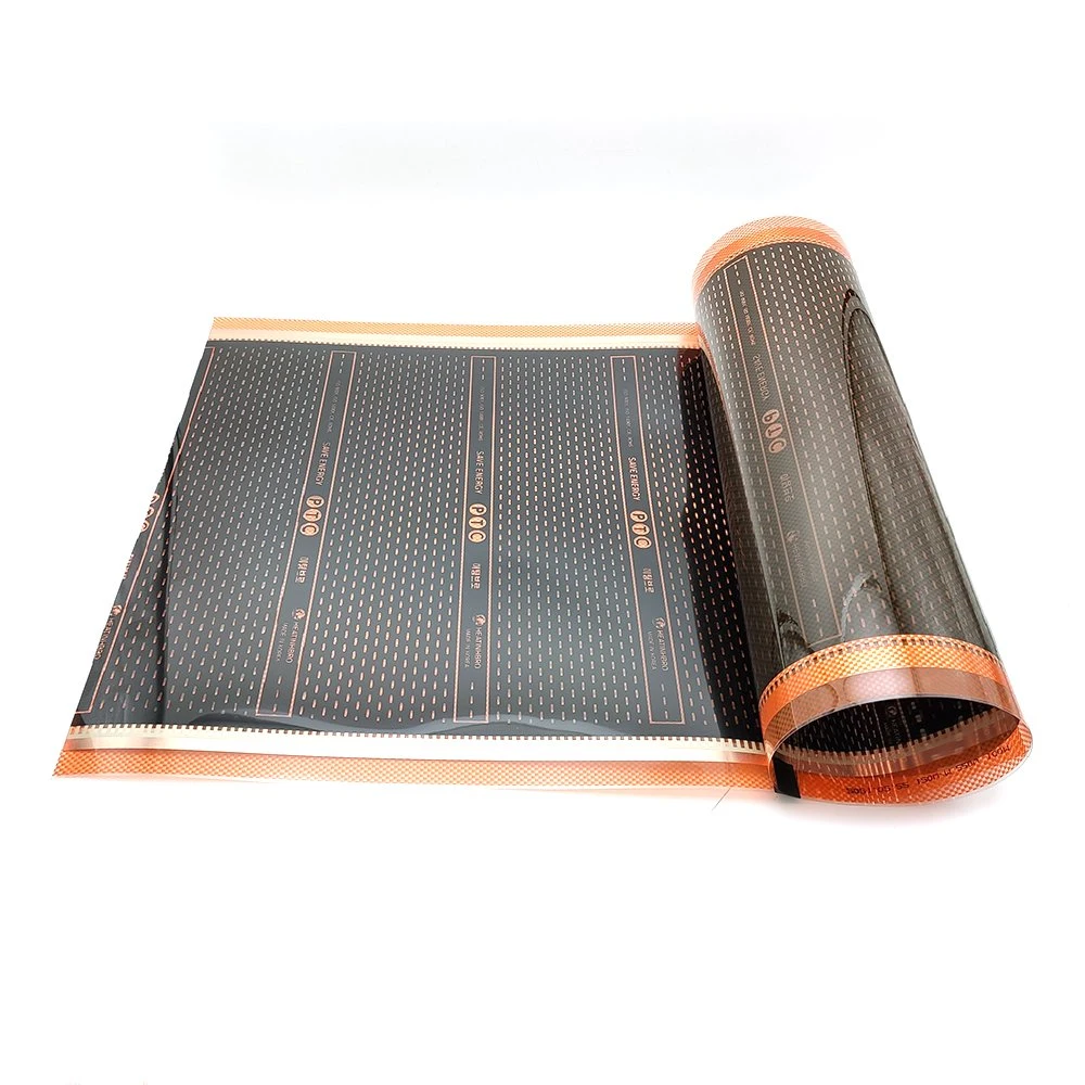 All Sizes 240W/M2 New Graphene PTC Heating Film Infrared Electric Warm Floor Heating System Carbon Foil