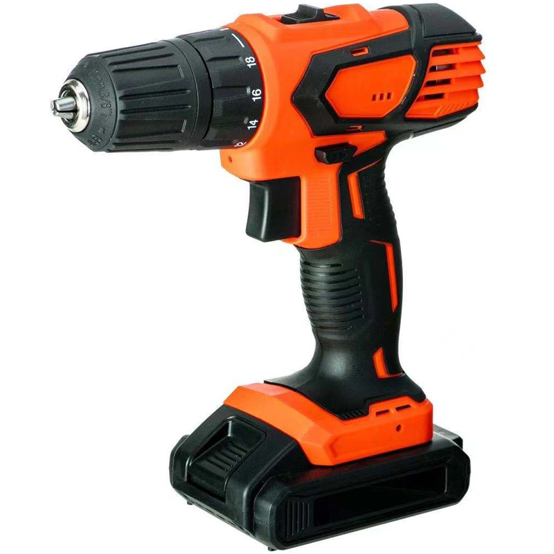 Tolhit Professional Power Tools Manufacturer 21V Battery Rechargeable 10mm 13mm Wireless Screwdriver Electric Hand Impact Hammer Drilling Machine Cordless Drill