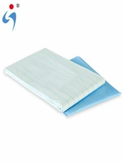 Hot Selling Factory Disposable Tissue Laminated Medical Bed Sheet with Thread