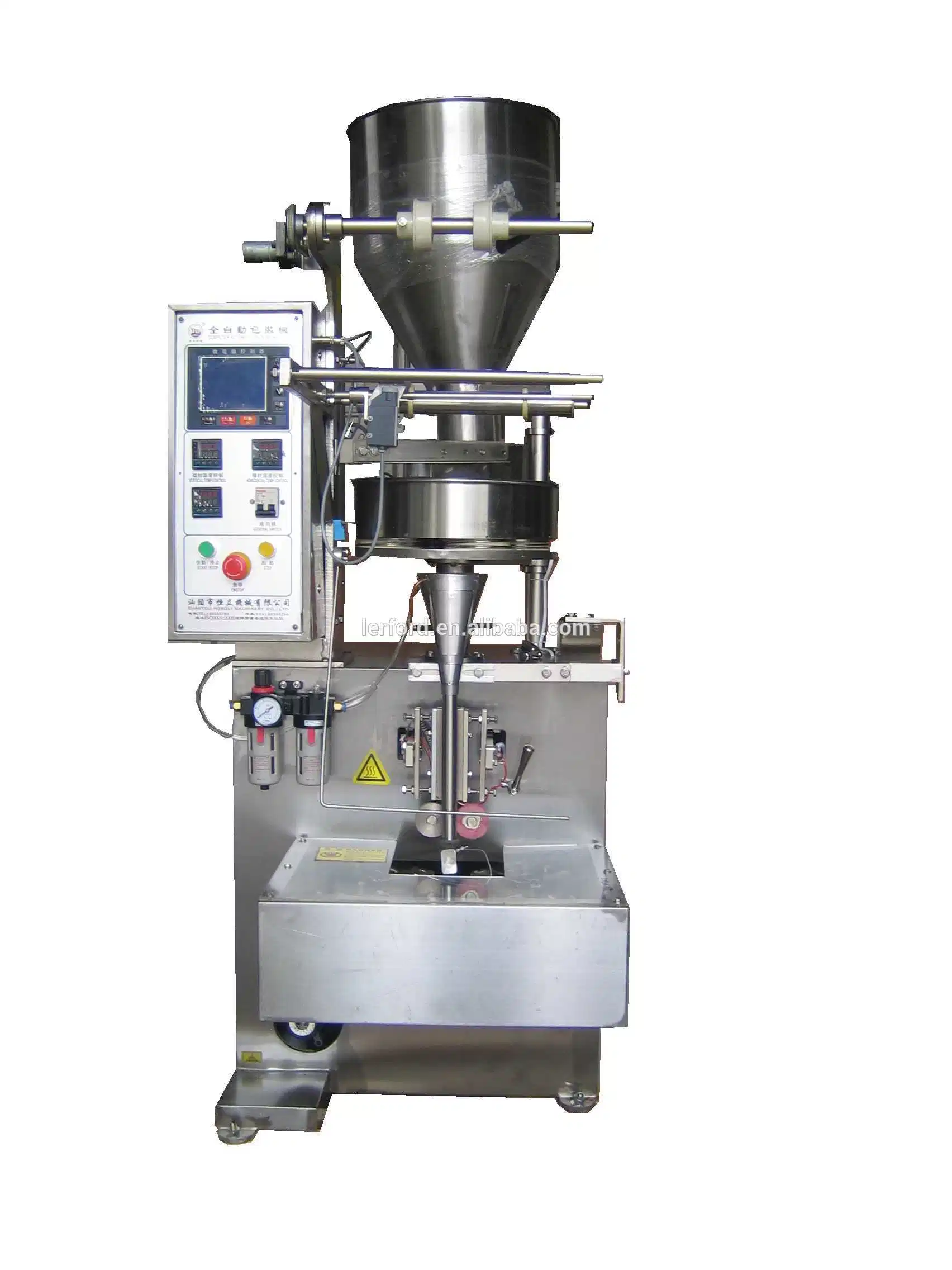 Automatic Coffee Powder Food Plastic Triangle Bag Particle Packaging Machinery Sachet Granule Packing Machine