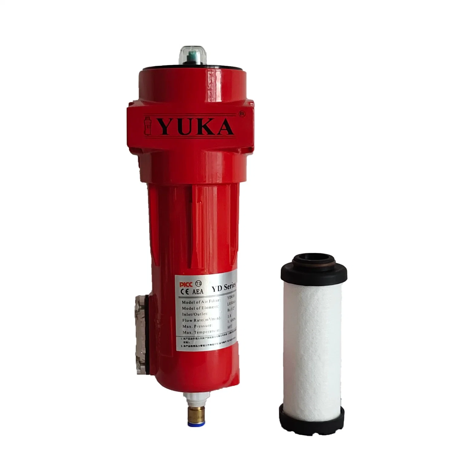 Factory Price Compressor Pneumatic Filter with Light Weight