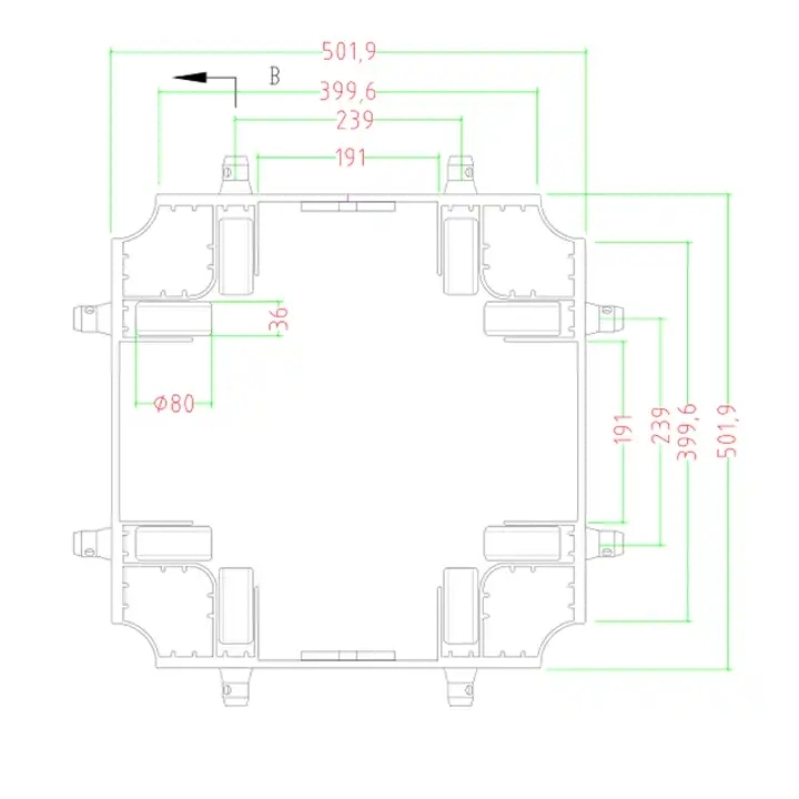 Aluminum Splice Coupling System Truss Accessories for Concert