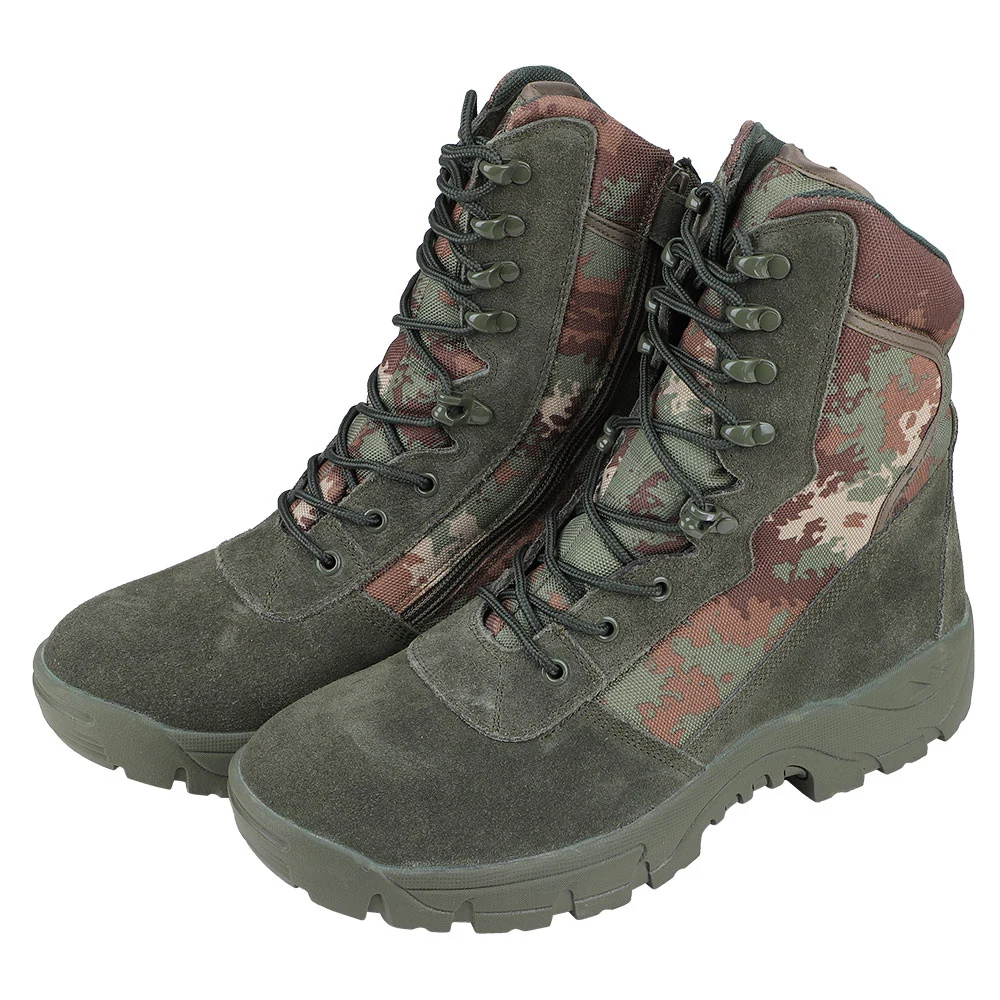 Mayorista/Proveedor de Seguridad doble de Outdoor Training personalizado Zip de liberación rápida del Ejército de tácticas botas militares para la venta