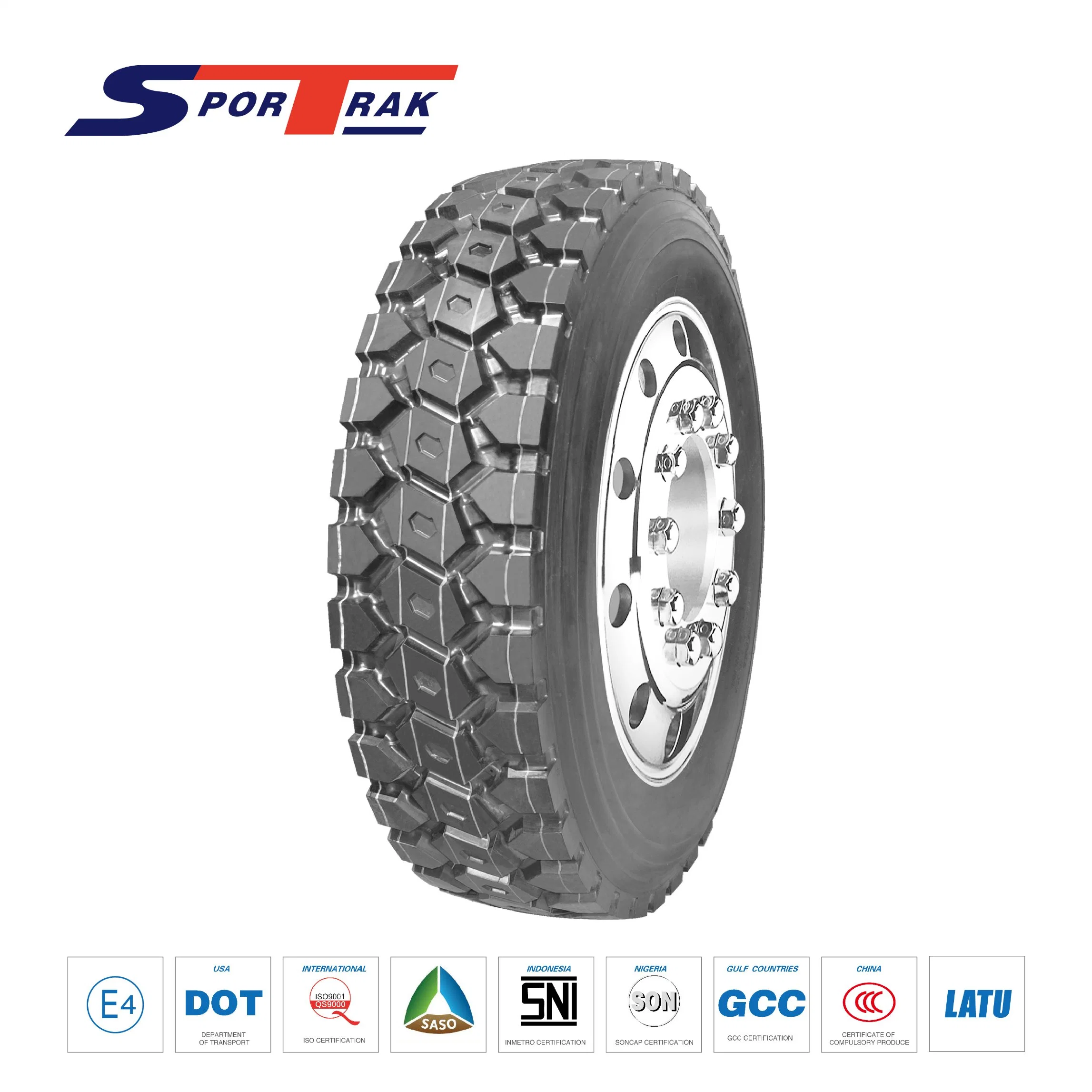 Sportrac China Qingdao Steer Drive Wheel 315/80r22.5 12r22.5 Radial Tire for Truck Tyres