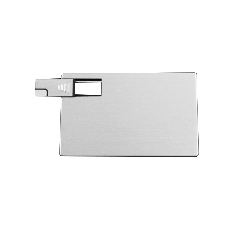 Metal Card Double-Sided HD Color Printing Advertising Gift Customization USB Flash Drive/USB Flash Memory/USB Flash Disk/USB Pen Drive