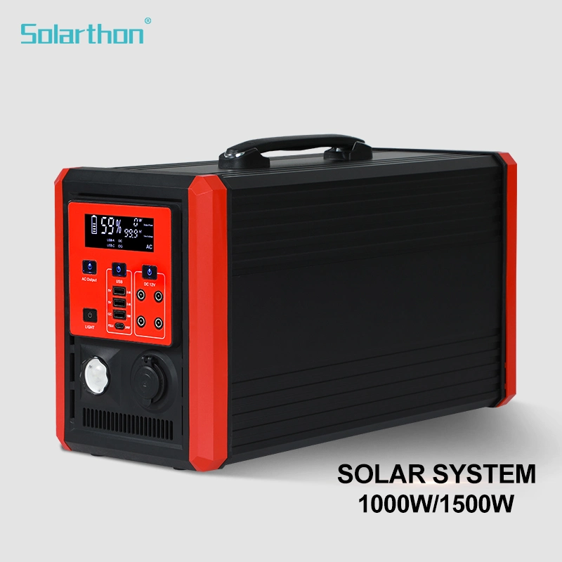 China 18.7 Solarthon Outdoor Emergency Power Supply Solar System Home