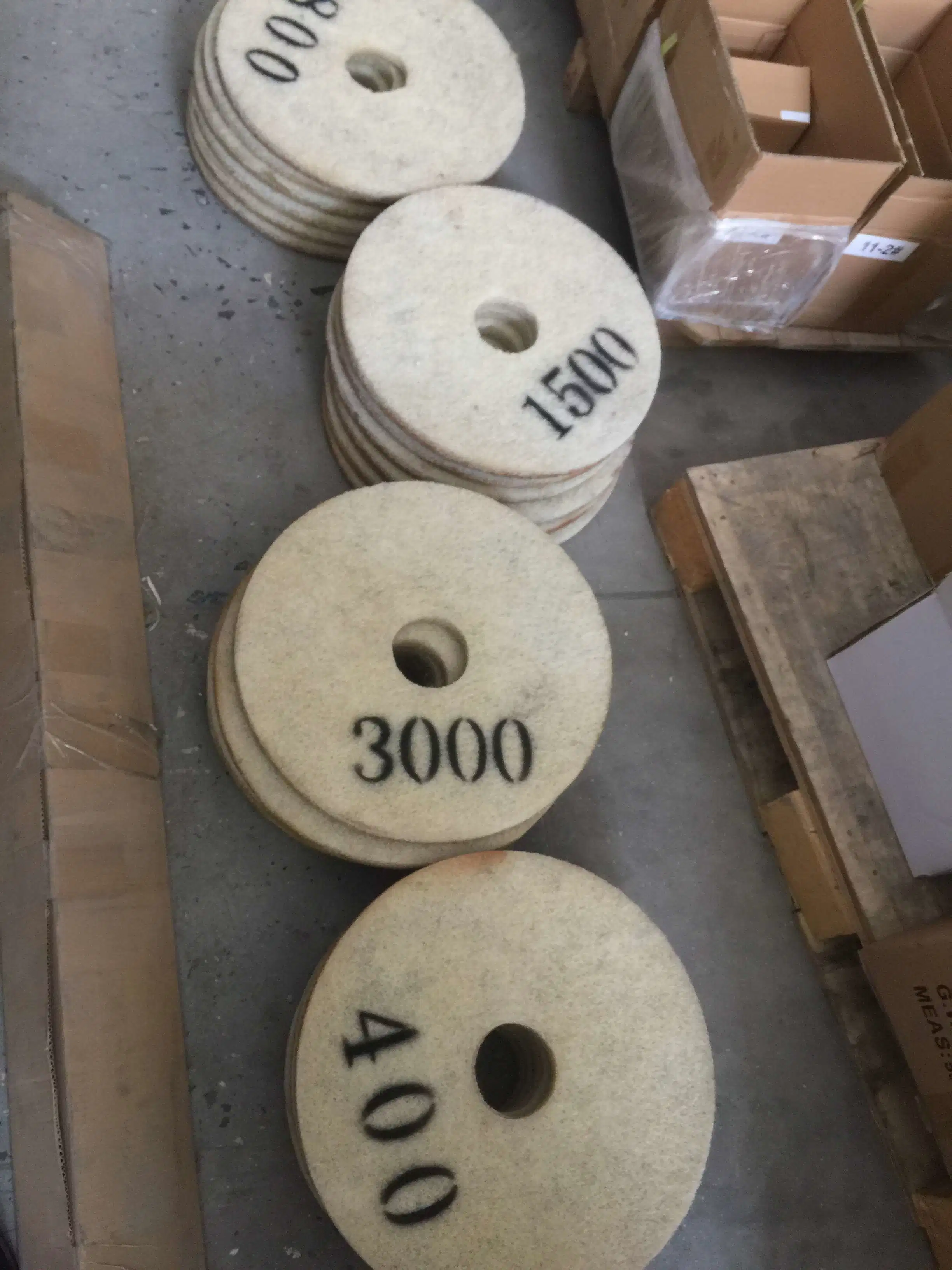 High Tech Grinding 27inch High Speed Dry Polishing Diamond Pads