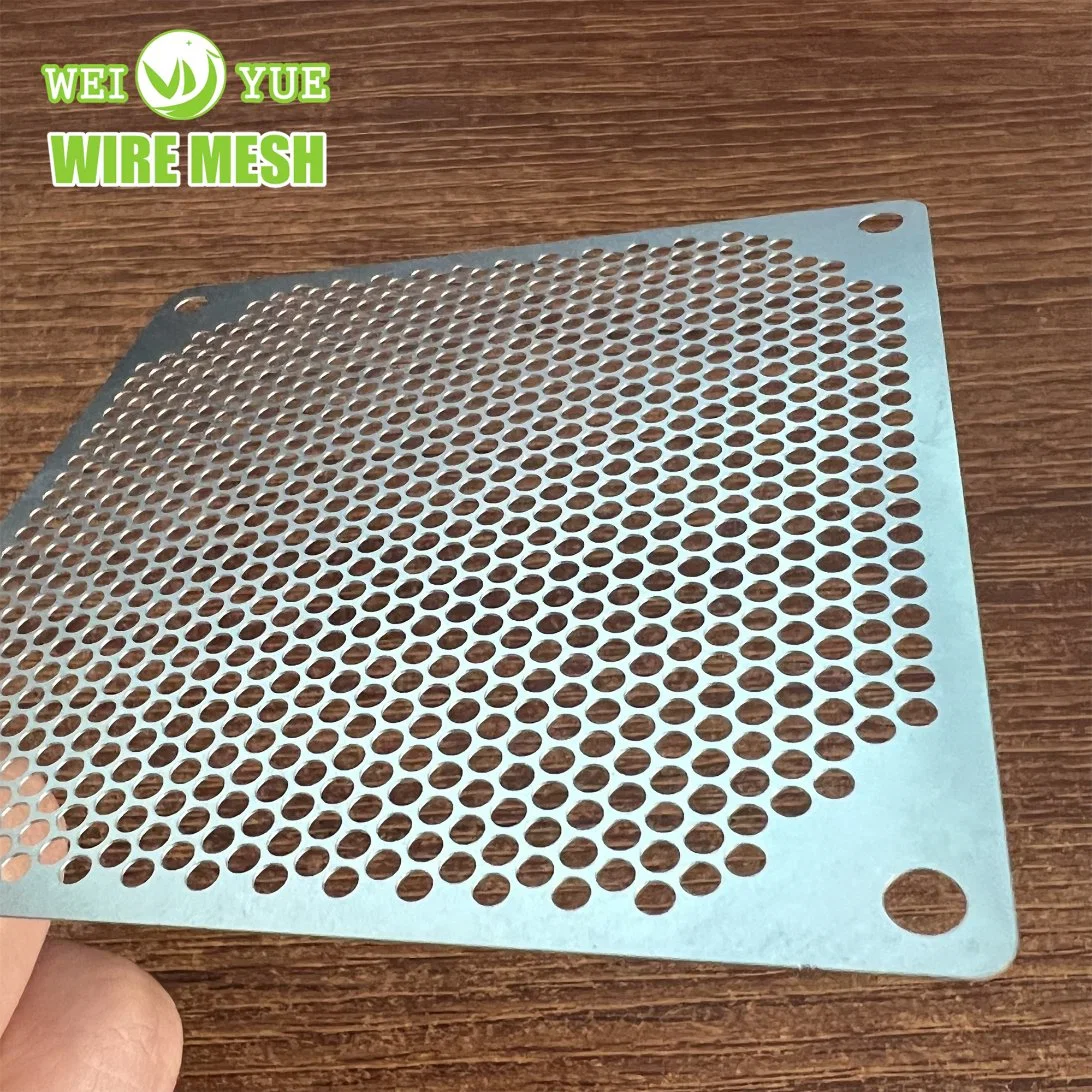 Chemical Corrosion Stainless Steel Etching Accessories Metal Wire Mesh Round Hole Mesh Filter Plate Mesh