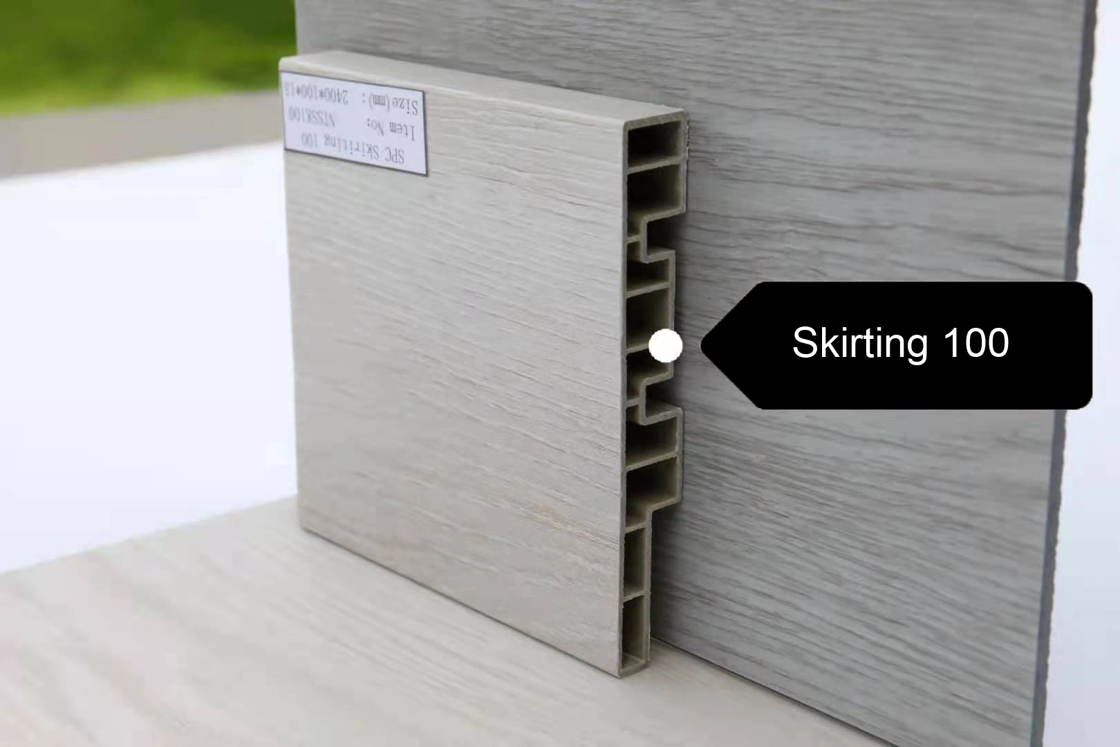 High Class Decorative Wood Oak Wall Skirting Indoor Spc Vinyl Floor Skirting Board