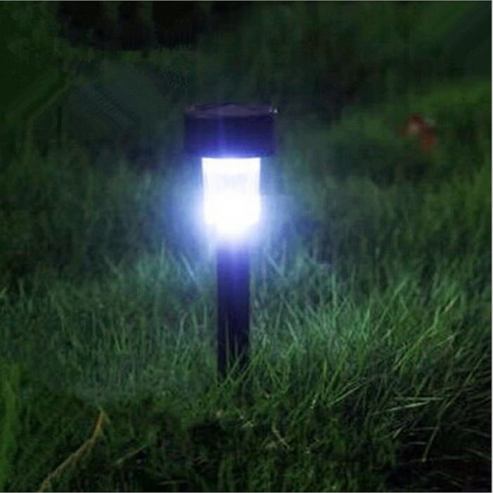 Landscape Light Black 10 Pack Solar Path Light LED for Yard Pathway Lawn Wyz17911