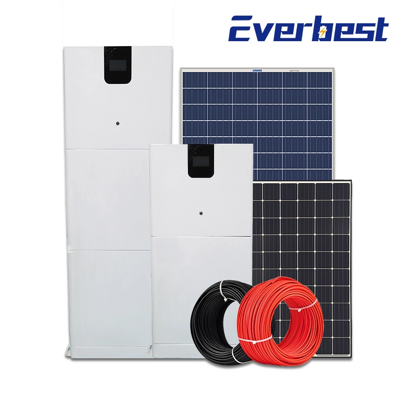 Everbest fuera de la red todo-en-uno la Energía Solar Fotovoltaica La generación de energía de almacenamiento de energía Home