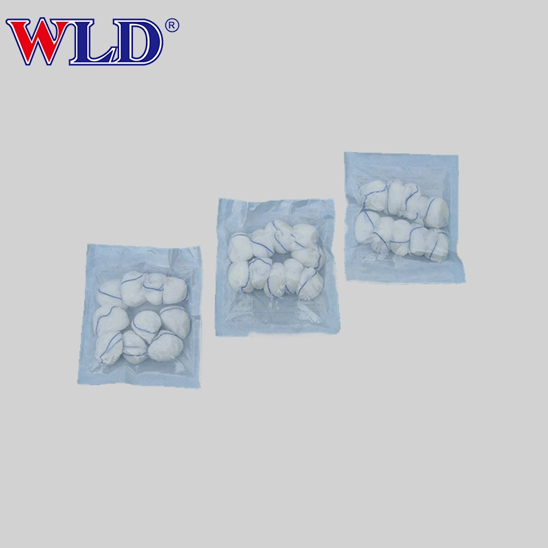 CE ISO13485 Medical Gauze Balls Sterilized Synthetic Absorbent Alcohol Balls