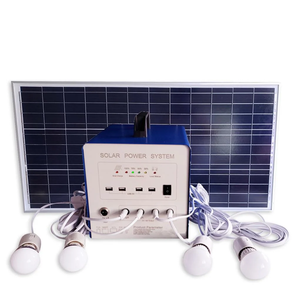 Портативные комплекты светодиодных ламп для дома на солнечных батареях мощностью 40 Вт. Система поддержки постоянного тока ИБП