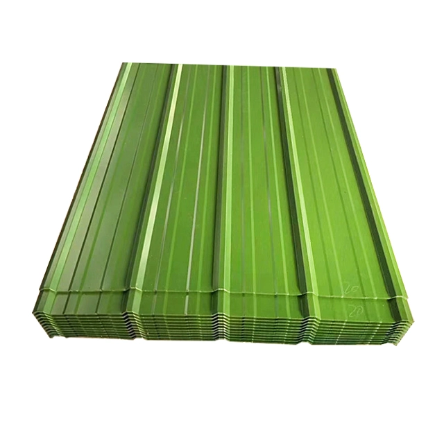 14 Gauge 16 Gauge 28 Gauge Dx51d, Dx52D, Dx53D 4X8 Weight of Gi PPGI Color Coated Roofing Sheet Watehouse Ibr Gi Galvanized Corrugated Iron Sheet