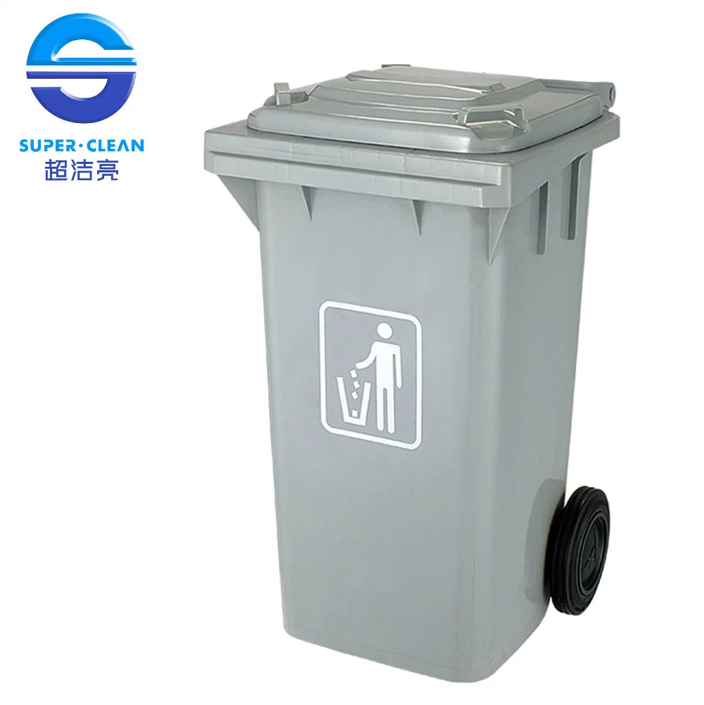 120L Plastic Side-Wheel Garbage Bin (B-003)