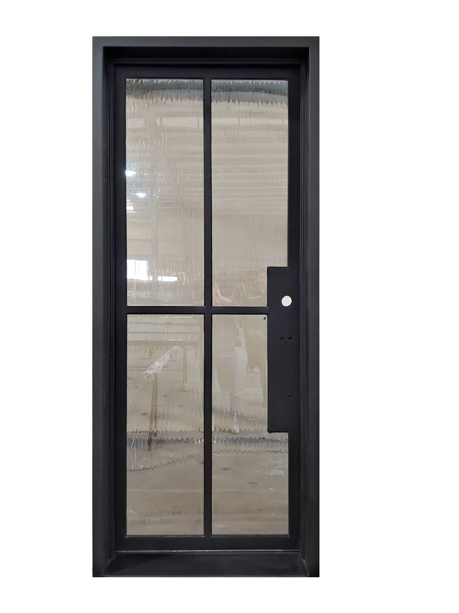 French Style Exterior/Interior Wrought Iron Steel Metal Doors Windows