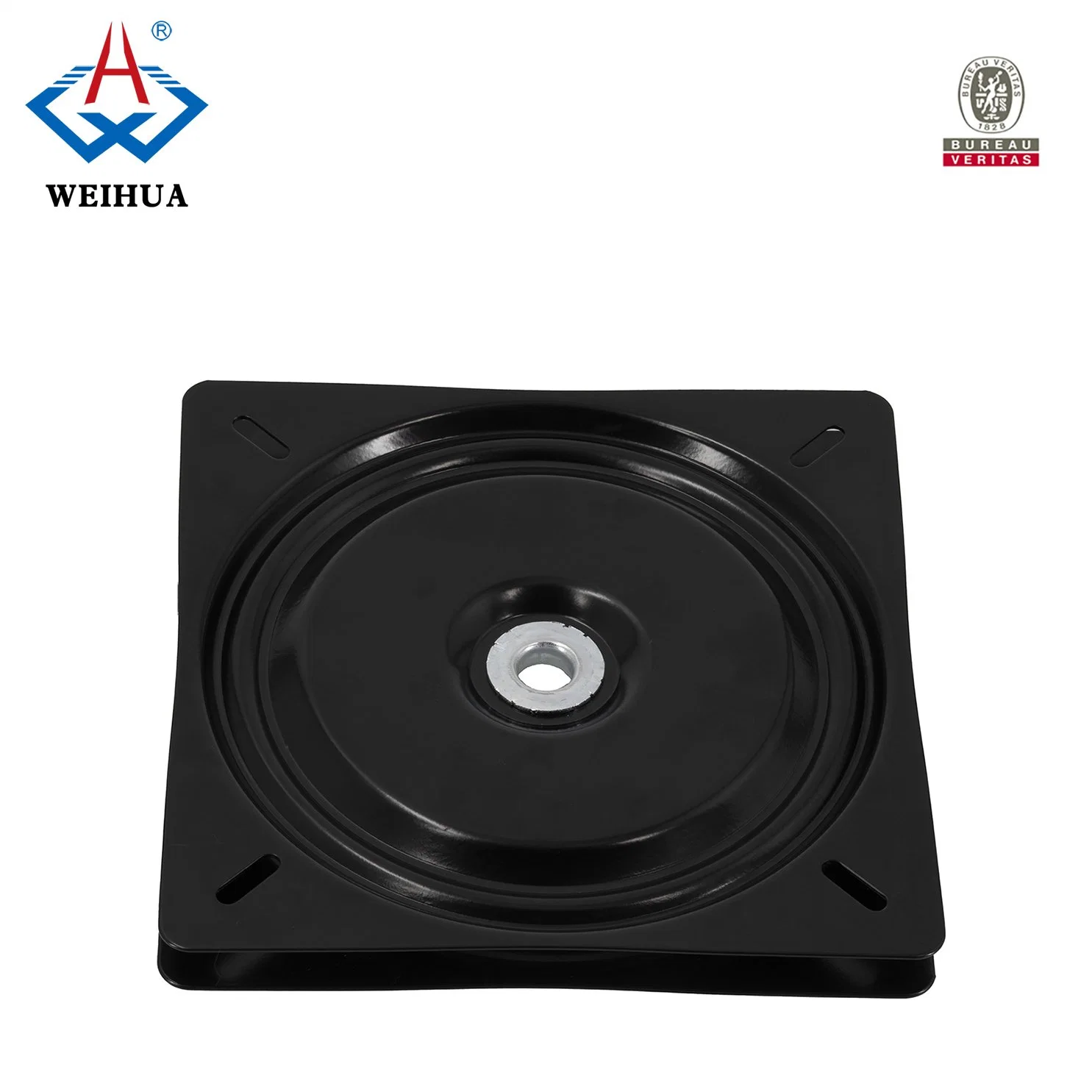 High Quality Manufacturer 300mm Square Non-Return Swivel Plate for Rotation Chair Barstool