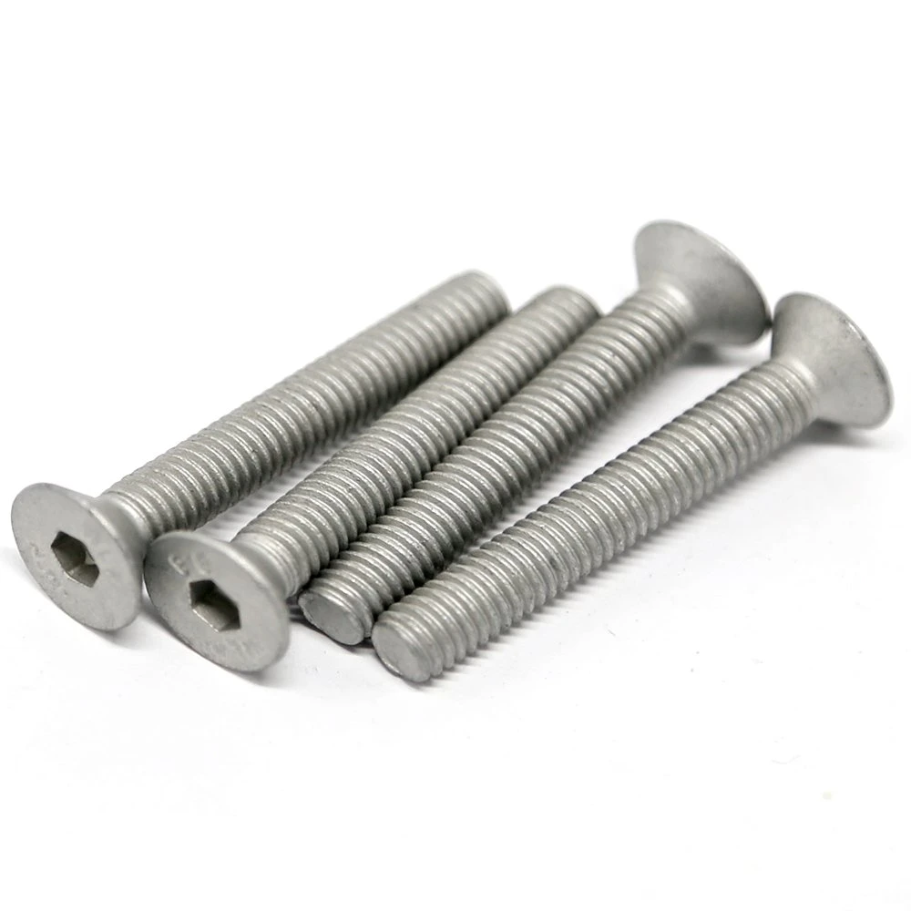 M8X2 1/2" Titanium Alloy Gr5 Hexagon Socket Countersunk Head Screw DIN 7991