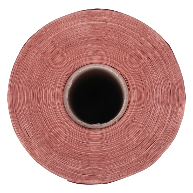 Rouleau de papier de qualité alimentaire pour boucherie Kraft rose de base 18 po*800f 2 po Papier d'emballage pêche pour fumer de la viande de toutes les variétés