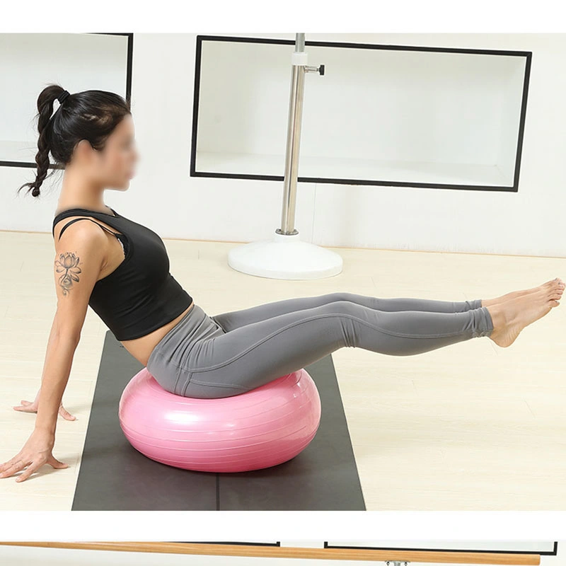 Bola de anillos de Yoga, equilibrio, Self-Fitness, Pilates, el parto, el tratamiento de la Oficina Ball Chair, asiento flexible - Patinaje de descenso, equipos de gimnasia Esg13080 inflables