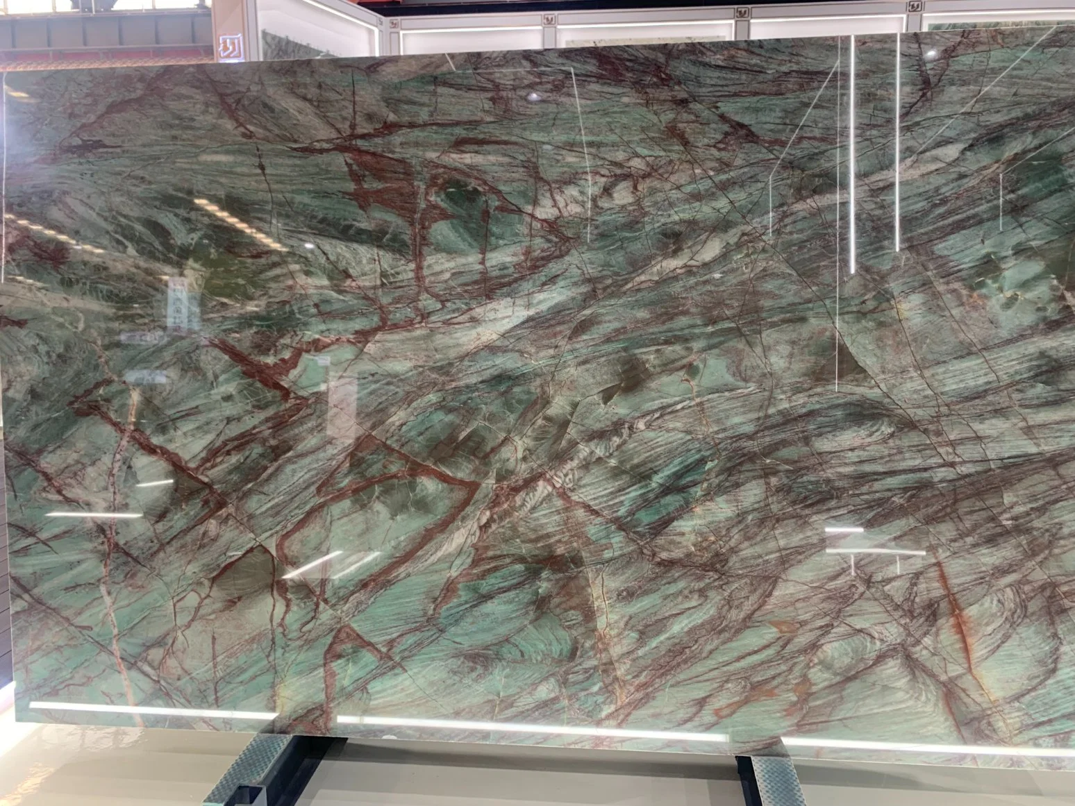 Высокое качество Верде авокадо зеленый Quartzite слоя