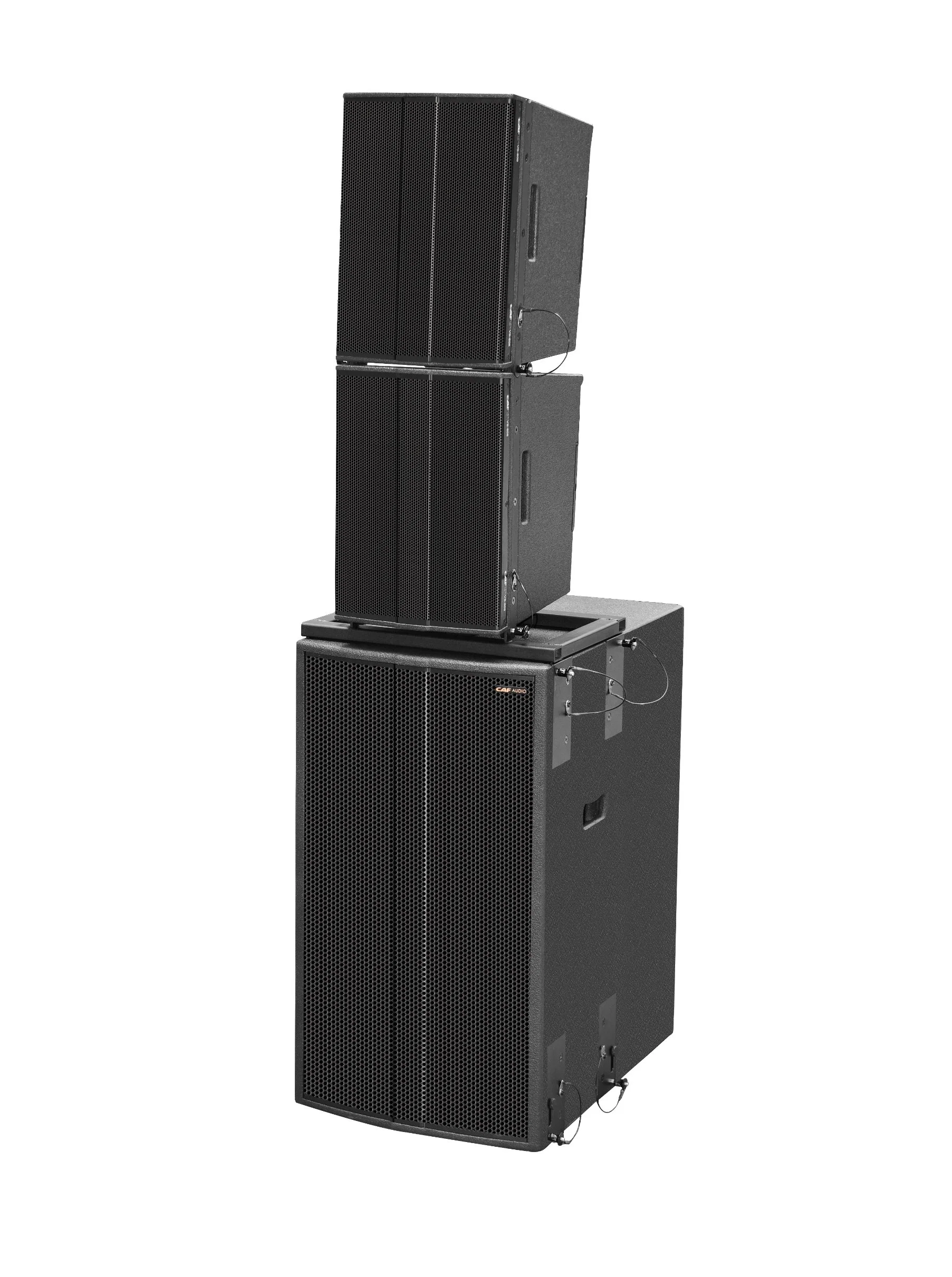 8*8 pouce de la matrice de ligne audio l'Orateur double caisson de basses actif 12 pouces Line Array System