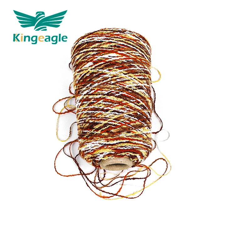 Kingeagle High quality/High cost performance  Dyed 85%Acrylic 15%Nylon Loop Fancy Yarn