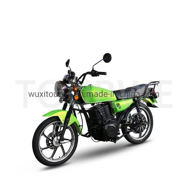 Classic Popular Big Wheel Electric Motorcycle with Lithium Battery and Good Climbing Ability