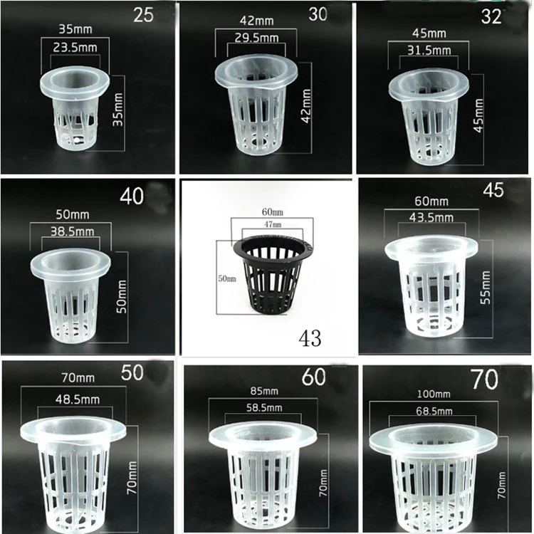 Factory Wholesale/Supplier Plastic Nursery Pots for Indoor Garden and Hydroponics