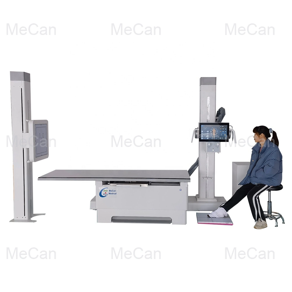 Máquina de rayos X digital del hospital con embalaje de madera