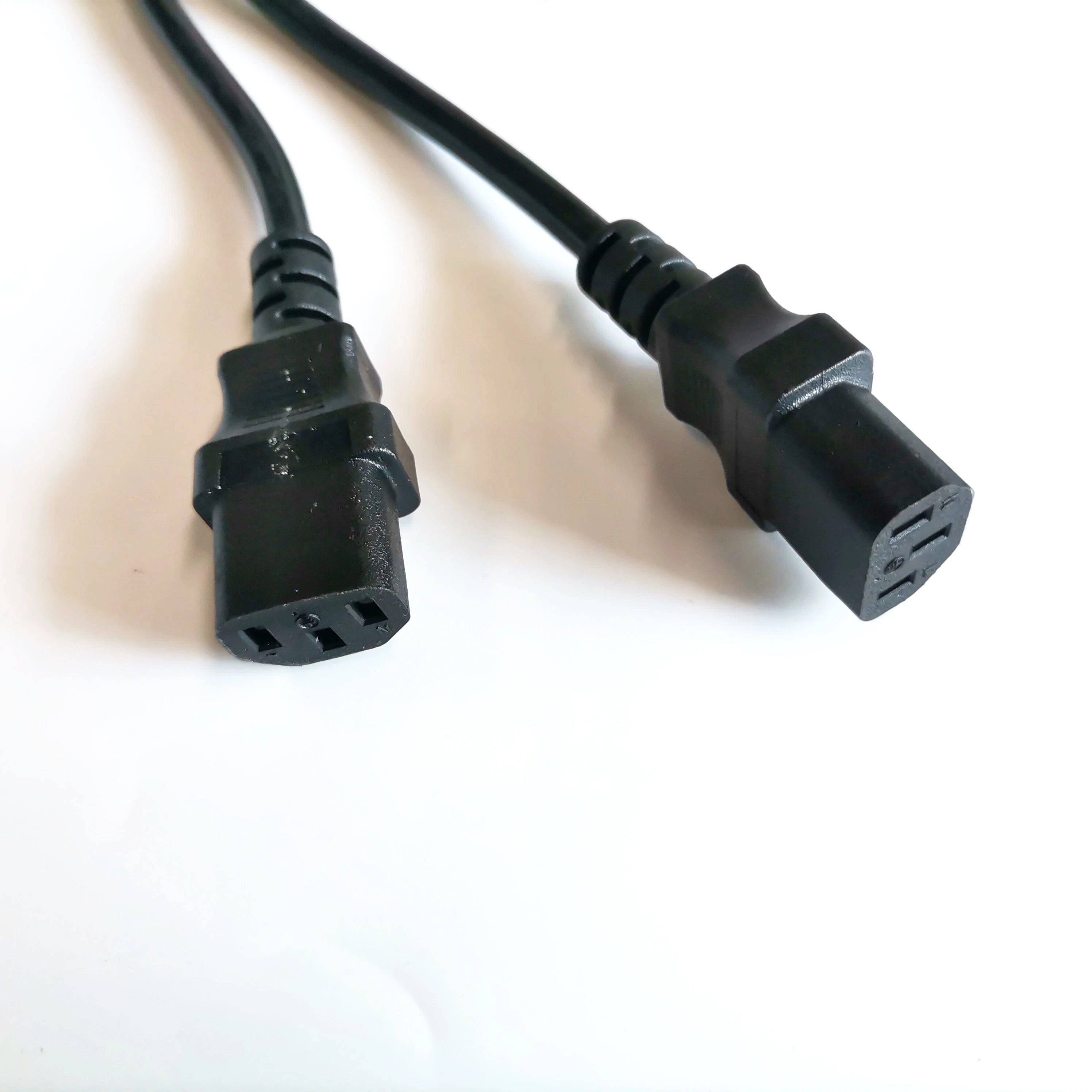 IEC 320 C14 Male Plug to 2X C13 Female Plug Y Split Power Splitter Cord Cable