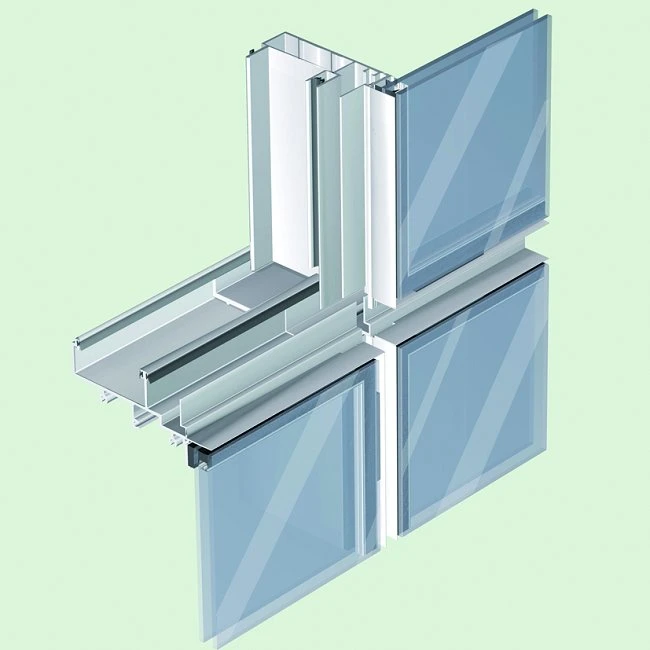 Aluminum Curtain Wall Profile Glass Curtain Walls Accessories